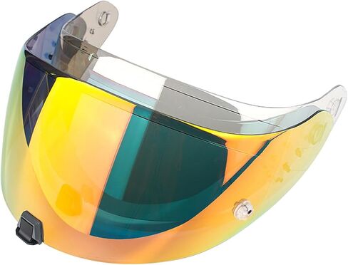 Motorcycle Helmet Face Shield Lens for Exo-T520/Exo-St1400/R1 Windscreen Face Shield Visors for T520 St1400 R1 Anti-Fog Helmet Visor Replacement(Gold Red) in Saudi Arabia