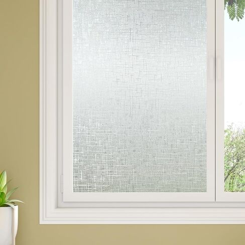 ANT Decorative Window Cling, Window Film Roll for Privacy, Decorative Window Film for Window Decorations, All-Weather & Fade-Proof, Indoor Outdoor Use (Diamond Grid, 17.7inch x 10ft) in Kuwait