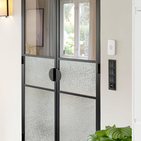 ANT Decorative Window Cling, Window Film Roll for Privacy, Decorative Window Film for Window Decorations, All-Weather & Fade-Proof, Indoor Outdoor Use (Diamond Grid, 17.7inch x 10ft) in Kuwait