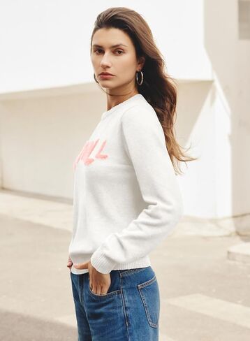 MIHOLL بلوفر نسائي كاجوال بأكمام طويلة بلوفر محبوك برقبة دائرية سترات محبوكة لخريف وشتاء 2024 in Kuwait