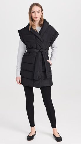 Splendid Women's x Cella Jane Long Puffer Vest in Saudi Arabia