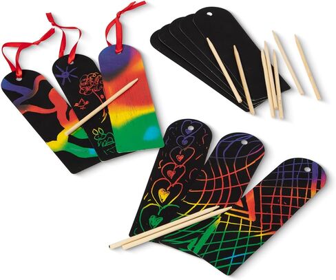 Melissa & Doug Scratch Art Bookmark Party Pack Activity Kit - 12 Bookmarks in Saudi Arabia