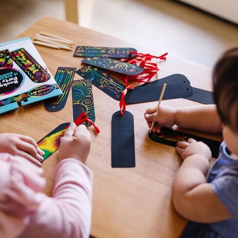 Melissa & Doug Scratch Art Bookmark Party Pack Activity Kit - 12 Bookmarks in Saudi Arabia