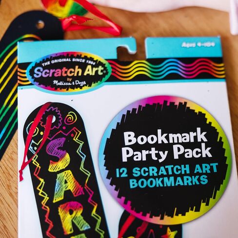Melissa & Doug Scratch Art Bookmark Party Pack Activity Kit - 12 Bookmarks in Saudi Arabia