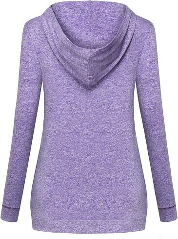 Womens Long Sleeve Zip Up Hoodies Workout Casual Sports Yoga Running Athletic Jackets in Saudi Arabia