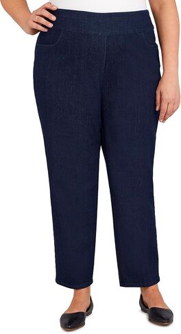 Alfred Dunner Womens Plus-Size Super Stretch Mid-Rise Short Length Pant in Saudi Arabia