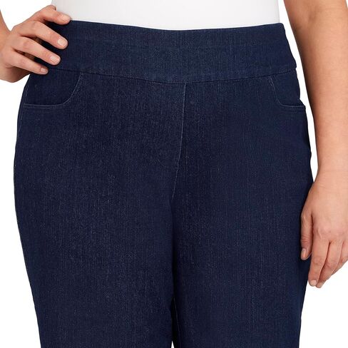Alfred Dunner Womens Plus-Size Super Stretch Mid-Rise Short Length Pant in Saudi Arabia