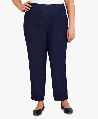 Alfred Dunner Womens Plus-Size Super Stretch Mid-Rise Short Length Pant in Saudi Arabia