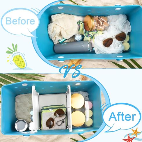 2Pcs Bag Dividers Tray,Bag Separator for Beach Bag,Compatible With Bogg Bag XL Accessories in Saudi Arabia