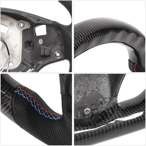 LED Steering Wheel Race Digital Display Carbon Fiber LED Display Shift Lights Steering Wheel Replacement for M3 E90 E92 E93 DCT 2007 2013 in Saudi Arabia