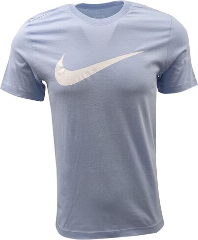 Nike Men's Sportswear Swoosh T-Shirts (Large, Black (Global AF1)) in Kuwait
