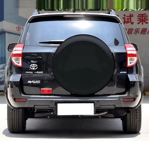 Black Spare Tire Cover, for Honda CR-V, Ford/Toyota/Buick Cars, Fit Most of SUVs Cars Vehicles, Weatherproof Spare Wheel Protector (S: 205/70R15, 215/65R16) in Saudi Arabia
