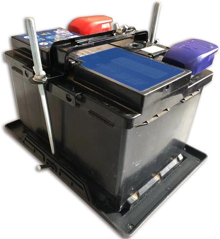 بطارية قابلة للتعديل مع الاستمرار، شريط بطارية ممتاز عالمي مع مسمار J من الفولاذ المقاوم للصدأ، حامل البطارية لأسفل طقم ربط البطارية، حامل حامل البطارية لأسفل للسيارة SUV RV in Kuwait