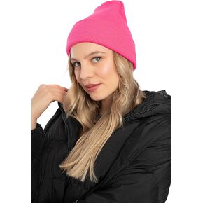 Classic Winter Cuffed Beanie Cap, Acrylic Unisex Warm Beanie, Cuff Knit Beanie, Super Soft Beanie
