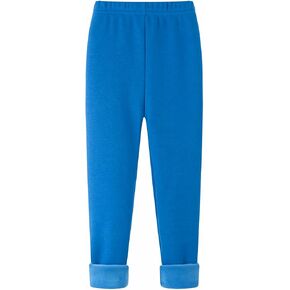 Girls' Fleece Lined Leggings Cotton Kids Thick Warm Pants 2-13 Years