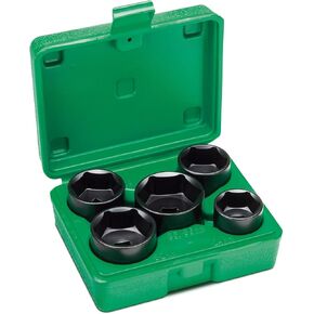5 Piece 3/8" Dr. Low Profile Oil Filter Socket Set - 58130