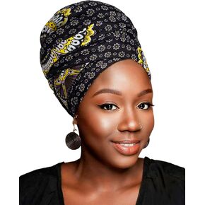 HOMELEX Head Wraps Turbans Stretch Jersey Knit Headwraps Wrap Scarf Turban Tie for Women in Kuwait