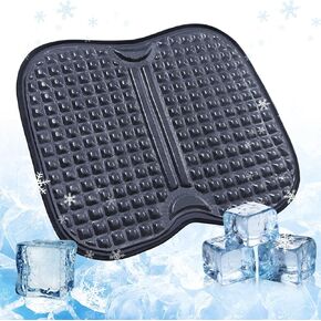 Cooling Gel Seat Cushion for Long Sitting, Non-Slip Gel Cushions for Pressure Relief, Cooling Seat Cushion for Office Chair Home Car Seat Cushion for Wheelchair, Airplane Seat Cushion