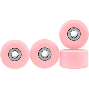 Teak Tuning Apex 61D Urethane Fingerboard Wheels - New Street Shape, 7.7mm Diameter - Ultra Spin Bearings - Made in The USA - Gumdrop Colorway