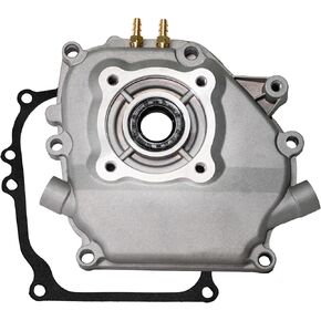 Crankcase Side Cover w/Pulse Fitting for Predator 212 Coleman B200R CT200U 200cc Mini Bike, KT196 Go Kart Baja Massimo MB200 Axis M200 Honda 6.5HP GX160 196 Hisun 196cc 212cc Engine