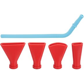 ملحقات أدوات فوهة الطلاء الاحترافية مناسبة لصب الأكريليك والصب الهولندي وحركات الألوان الأخرى، ماصة سيليكون ملونة زاهية مع مجموعة فوهات 4 مقاسات in Kuwait