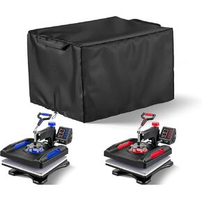 Heat Press Cover, 600D Oxford Hot Press Cover for Dustproof, Water Resistant, Size 22.5'' x 17.7'' x 16.5'', Fit Most 15 x 15/15 x 12 Heat Press