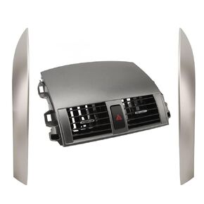 55670-02160, Easy Installation Solid Dashboard Air Vent Assembly Scratch Resistant Durable Interior Trim Enhancement for Car