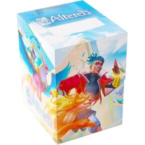 Gamegenic Altered Beyond The Gates EXPEDITION SOFT BOX - Officially Licensed, Double-Sleeved Card Deck Box with Cobra Neck Technology, Innovative Token Box, Self-Locking Lid & Write-On Strip, Made