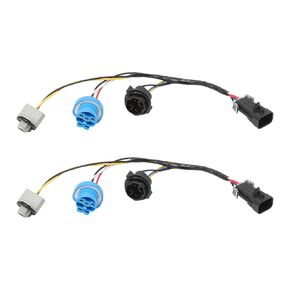 2pcs Headlight Wiring Harness Headlamp Connector 645-205 Fits for 2005-2008 Cobalt, 2007-2009 G5, 2005-2006 Pursuit Replace 22740620 22740621