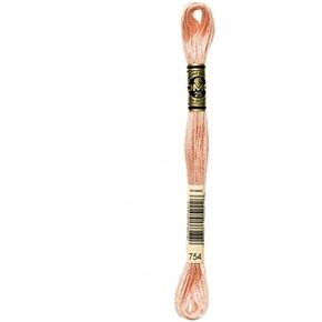 DMC Stranded Cotton Embroidery Thread 754 - per Skein