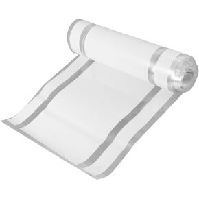 7.09"x70.87" Car Hood Stripe Pattern Sticker Auto Exterior Decal Decoration for Car Hood Roof Trunk Skirt Bumper White Replacement