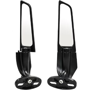 Motorcycle Racing Rear View Mirror With 360-Degree Rotation Function and Stealth Convex Mirror Suitable For ZX6RR, ZX10R, ZX12R, GSXR600, GSXRXR750, GSXR1000, CBR250RR, CBR600RR, CBR1000RR