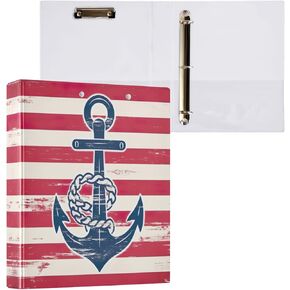 SPRIPORT Pink Flower Paris Garden 1.5 Inch 3 Ring Binder Holds 200 Sheets for Office Supplies Durable PVC Round Ring Binder with Interior Clear Pockets 3 Ring Notebook Binder for Home Work Woman Man