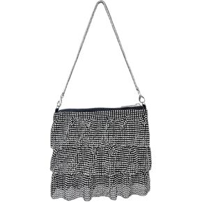 Evening Bag for Women Crossbody Handbag for Party Rhinestone Purse Sparkly Diamond Purse Upgrade Prom Wedding Clutch Purse