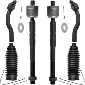 ASTARPRO - Front Tie Rods Kit 4 Inner and Outer Tie Rods 2 Boots Kit Replacement for 2007-2011 Toyota Camry