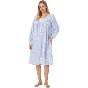 Eileen West Women's Cotton Flannel Long Sleeve Waltz Gown