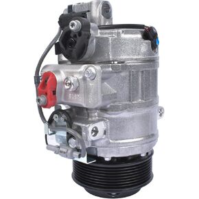 AIG361 A/C Air Conditioning Compressor Replacement for BMW X5 335i 535i xDrive 3.0L 2011-2018 64529217868 64529399060 64529154070 (8 Groove Pulley) AKWH
