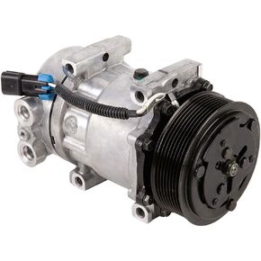 AC Compressor & A/C Clutch For Kenworth & Peterbilt Replaces Sanden SD7H15 4042 4432 4759 - BuyAutoParts 60-02144NA New