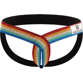 Mens Sexy Jockstrap Underwear, Low-waist Hip-lifting G-String Thongs Jock Strap Athletic Supporters for Men