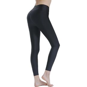 Women's Stretched Shiny Sports Leggings High Waisted Yoga Pants