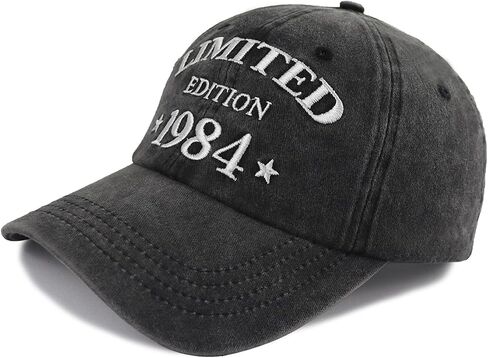 Limited Edition 1934 1944 1954 1964 1974 1984 1994 Hat for Women Men, Adjustable Cotton Vintage Birthday Baseball Cap in Saudi Arabia