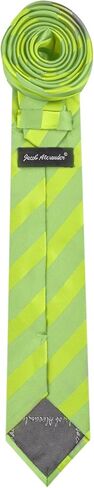 Jacob Alexander Boys' Prep Regular Stripe Tonal Neck Tie in Saudi Arabia