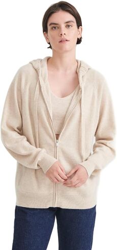 Women's Signature Cashmere Zip Up Hoodie in Saudi Arabia