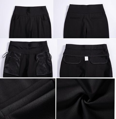 heipeiwa Women's Dress Pants Skinny High Waist Pull on Pants with Pockets Comfort Stretch Slim Fit Work Pants in Kuwait