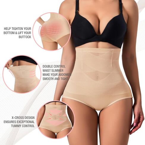 Shapewear Tummy Control Panties for Women High Waisted Body Shaper Underwear Girdles Panty in Saudi Arabia