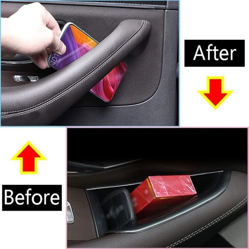 GLE W167 Front Row Door Side Organizer Storage Box Compatible with Mercedes-Benz 2022 GLE W167 Accessories 2022 2021 2020, Interior Accessories Insert Door Handle Tray in Kuwait