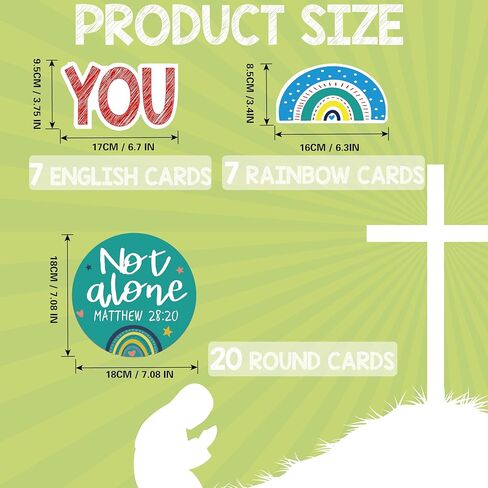 Christian Bulletin Board Set, Church Inspirational Bulletin Board Motivational Cutouts Wall Decor, Christian Bible Verses & Religious Boho Classroom Decor (Boho Rainbow) in Kuwait