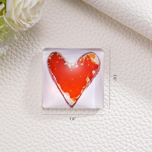 MIXJOY Fused Glass Heart Pocket Hug Token, Small Miss You Gift, Friendship Fused Glass Hug Keepsake Gift, Thinking of You in Saudi Arabia