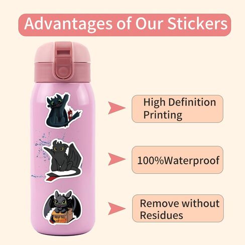 Anime Stickers for Kids, 50pcs Popular Classic Anime Stickers for Kids, Cartoon Children's Dragonball Sticker for Water Bottle,Laptop,Waterproof Vinyl Decals for Teens Girls Boys in Saudi Arabia