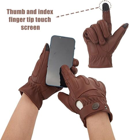 موتوكروس ركوب واقية تنفيس جلد الغنم دراجة نارية قفازات لمس أصابع الرجال والنساء موتوكروس قفازات ركوب الخيل in Kuwait